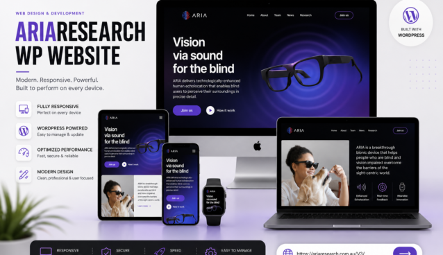 ARIA Research – Innovative MedTech & Accessibility Website Development (2)