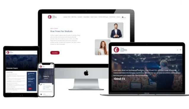 Time Academy – Educational Institute Website Design & Development
