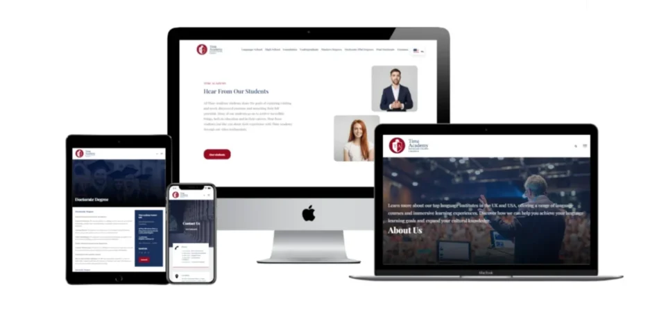 Time Academy – Educational Institute Website Design & Development